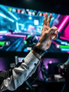 Arbitro eSports italiano prende una decisione cruciale durante un torneo, simboleggiando le nuove normative per il 2026.