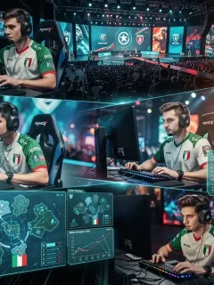 Giocatori italiani Esports in azione nei tornei internazionali 2025 con analisi dati per il 2026.