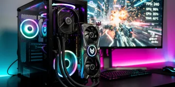 Configurazione PC gaming ad alte prestazioni con overclocking CPU e GPU
