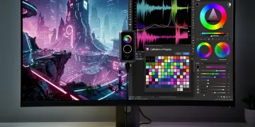 Monitor OLED 240 Hz con colori calibrati per ridurre l'affaticamento visivo
