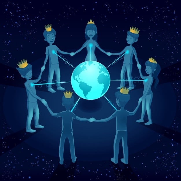 A stylized illustration piecing together various fan theories, depicting connections between champions, hidden symbols, and unresolved mysteries within the League of Legends universe.