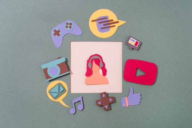 A collage of popular social media platforms logos (Twitch, YouTube, Twitter, Instagram, TikTok) with strategic content examples for each platform tailored to the esports audience. Each platform has short text descriptions of content.