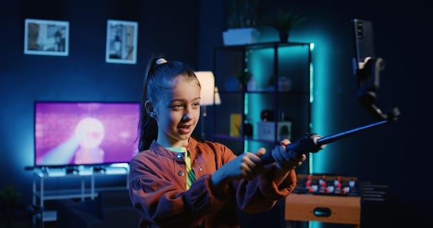 A split-screen image showcasing a popular esports influencer streaming a game on one side and engaging with fans through comments and chats on the other, illustrating the direct impact of influencer marketing.