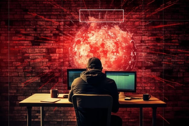 A graphic illustrating a cybersecurity attack on an esports organization, showing data breaches, phishing attempts, and DDoS attacks targeting various parts of the organization's infrastructure. The image emphasizes the interconnectedness of the threats and the need for comprehensive cybersecurity.