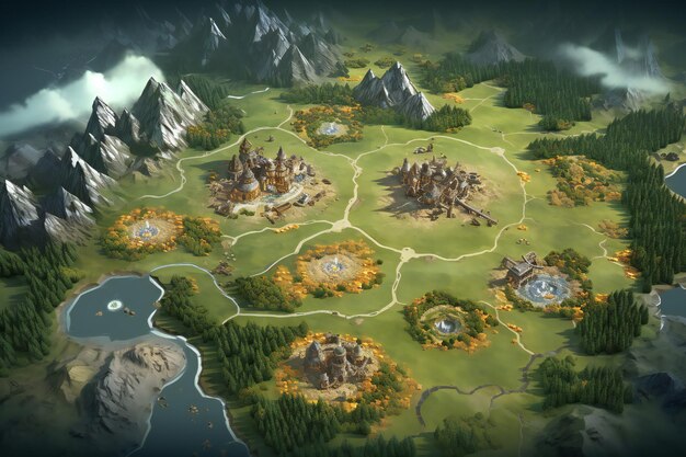 An overhead view of the dragon pit in League of Legends, with allied champions positioned to secure the dragon. Highlight the laner with lane priority rotating to assist in the fight.