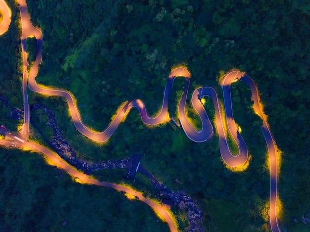 A detailed map overlay of the League of Legends jungle, highlighting optimal routes for different jungler types (e.g., early gankers, scaling farmers). Each route is annotated with tips for maximizing efficiency and gold income along the way.
