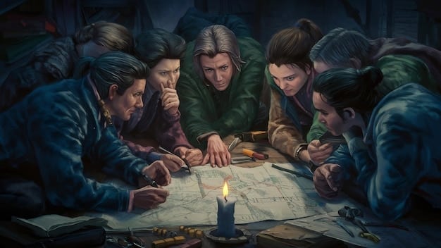 An overhead view of the Summoner's Rift mid-lane during a team fight, showcasing the strategic positioning of champions and the various abilities being cast. The perspective captures the intensity and tactical complexity of the scene.