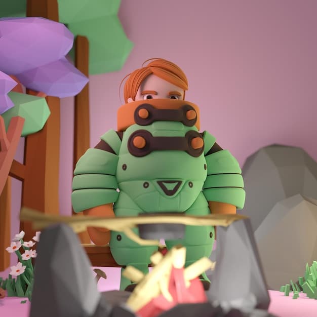 A detailed close-up of a game character's armor reflecting environmental light and nearby objects with stunning accuracy, highlighting the realistic reflections enabled by advanced ray tracing. The armor should look highly polished and metallic.