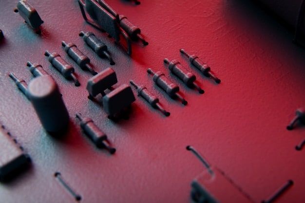 A close-up, artistic shot showcasing the intricate internal components of a disassembled mechanical keyboard, revealing different switch types, stabilizers, and PCB, emphasizing the depth of its customizability and engineering.