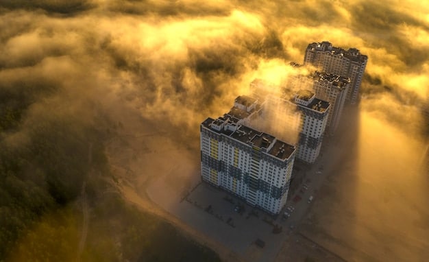 A highly detailed simulation of a collapsing building in a video game engine, with smoke, dust, and debris scattering realistically, showcasing advanced physics.