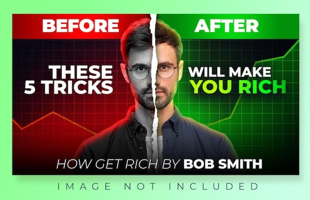 A split screen image showing 