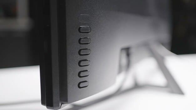 A close-up of a high-refresh-rate gaming monitor displaying a crisp, fast-paced first-person shooter scene, highlighting the fluidity and detail.