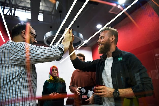A gaming influencer interacting with fans at an esports event booth, surrounded by branded merchandise and sponsor banners, showing enthusiastic engagement.