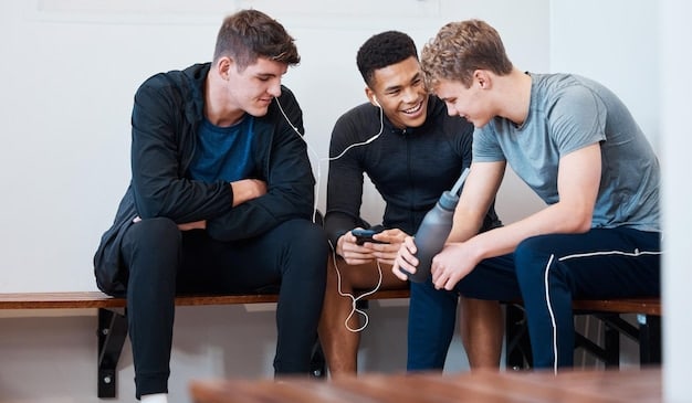 A coach giving instructions to a team of US esports players during a practice session. The players are listening attentively, and the coach is pointing to a screen displaying game footage, trying to figure out How to Qualify for the 2025 Esports World Championship: A Step-by-Step Guide for US Players.