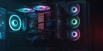 Cooling High-End CPUs: AIO Liquid vs. Air Towers 2026 AIO liquid cooler and air tower side-by-side, cooling high-end CPUs in a modern PC build, illustrating advanced cooling solutions for 2026.