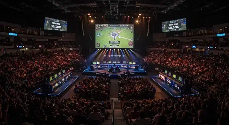 Collegiate esports team competing for large prize pool