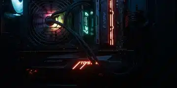 High-performance modular PSU connected to modern GPUs