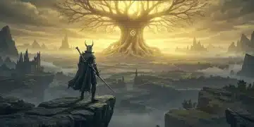 Elden Ring's Erdtree at sunset, symbolizing the game's enduring legacy and ongoing updates.