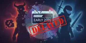 PC Gaming News: 4 Unexpected Delays for Major Titles Early 2026 Shattered game disc and 'Delayed' stamp over 'Early 2026' calendar, representing PC gaming delays.