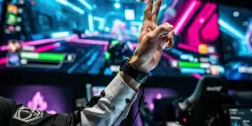 Arbitro eSports italiano prende una decisione cruciale durante un torneo, simboleggiando le nuove normative per il 2026.