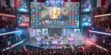 Arena eSports italiana con pubblico entusiasta e montepremi in evidenza