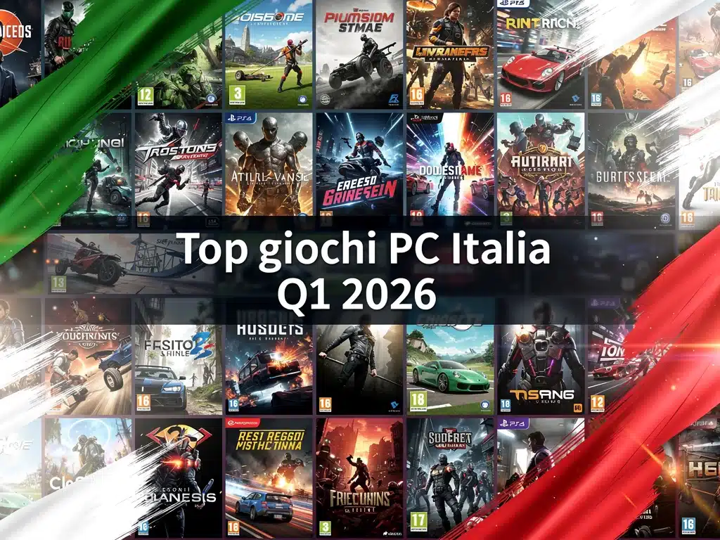 Classifica Giochi PC Italia 2026 Q1: Analisi Dettagliata Vendite