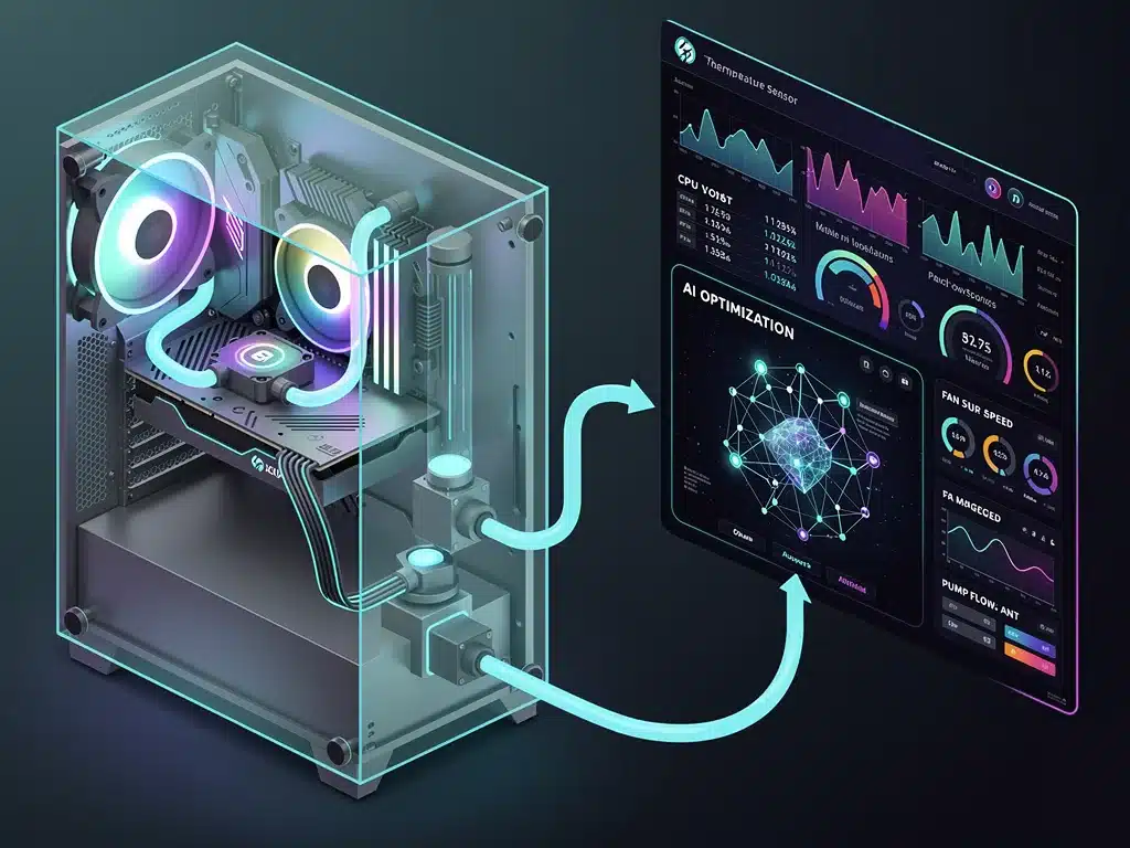 Sistema di gestione termica basato su intelligenza artificiale per PC da gaming, con interfaccia grafica