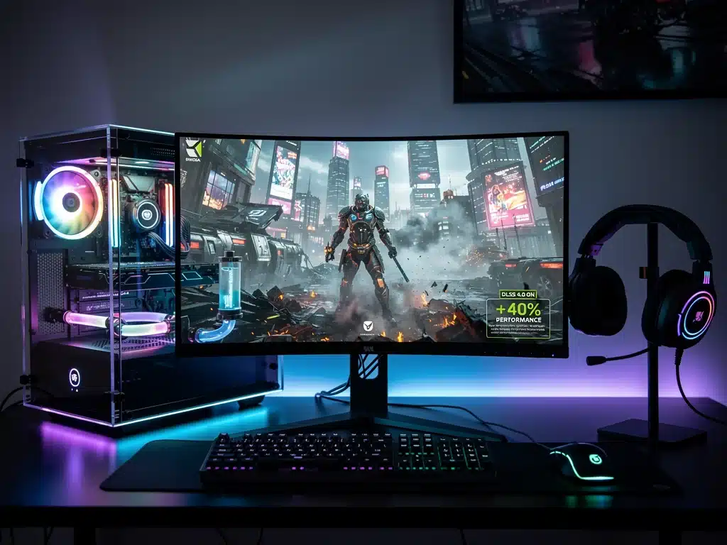 La tecnologia DLSS 4.0 di NVIDIA: Miglioramenti delle prestazioni fino al 40% nei titoli AAA del 2026.